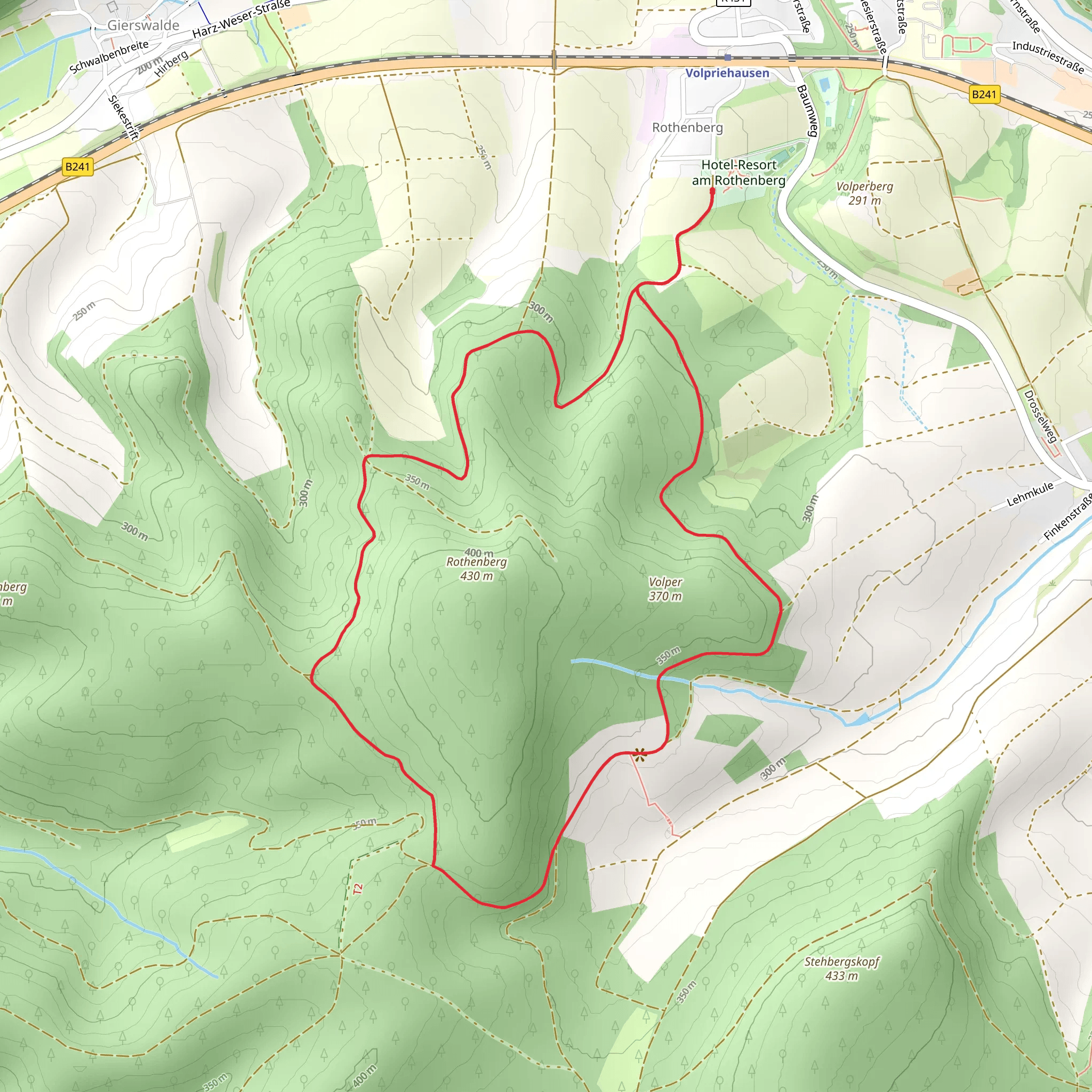 Volper and Rothenberg Loop mobile static map