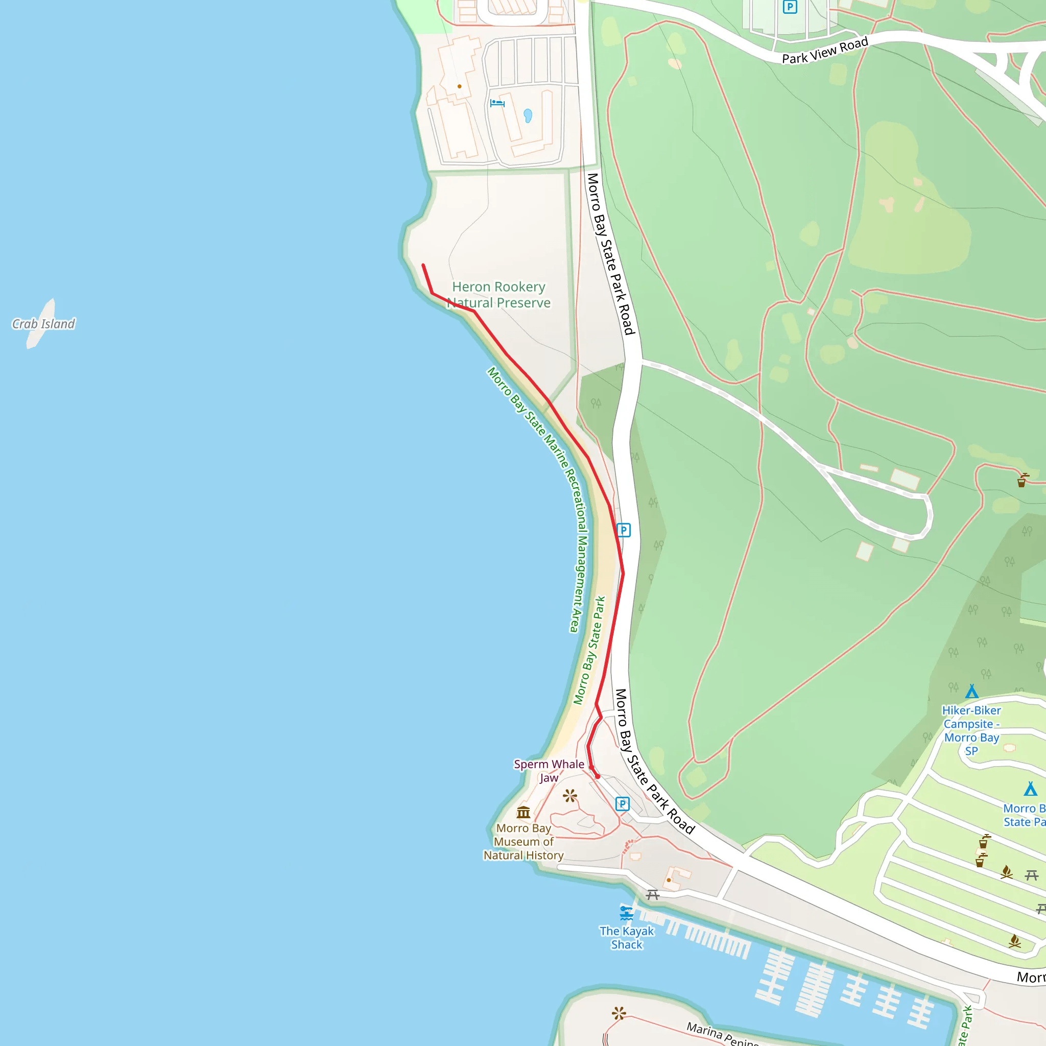 Fairbank Point Walk mobile static map