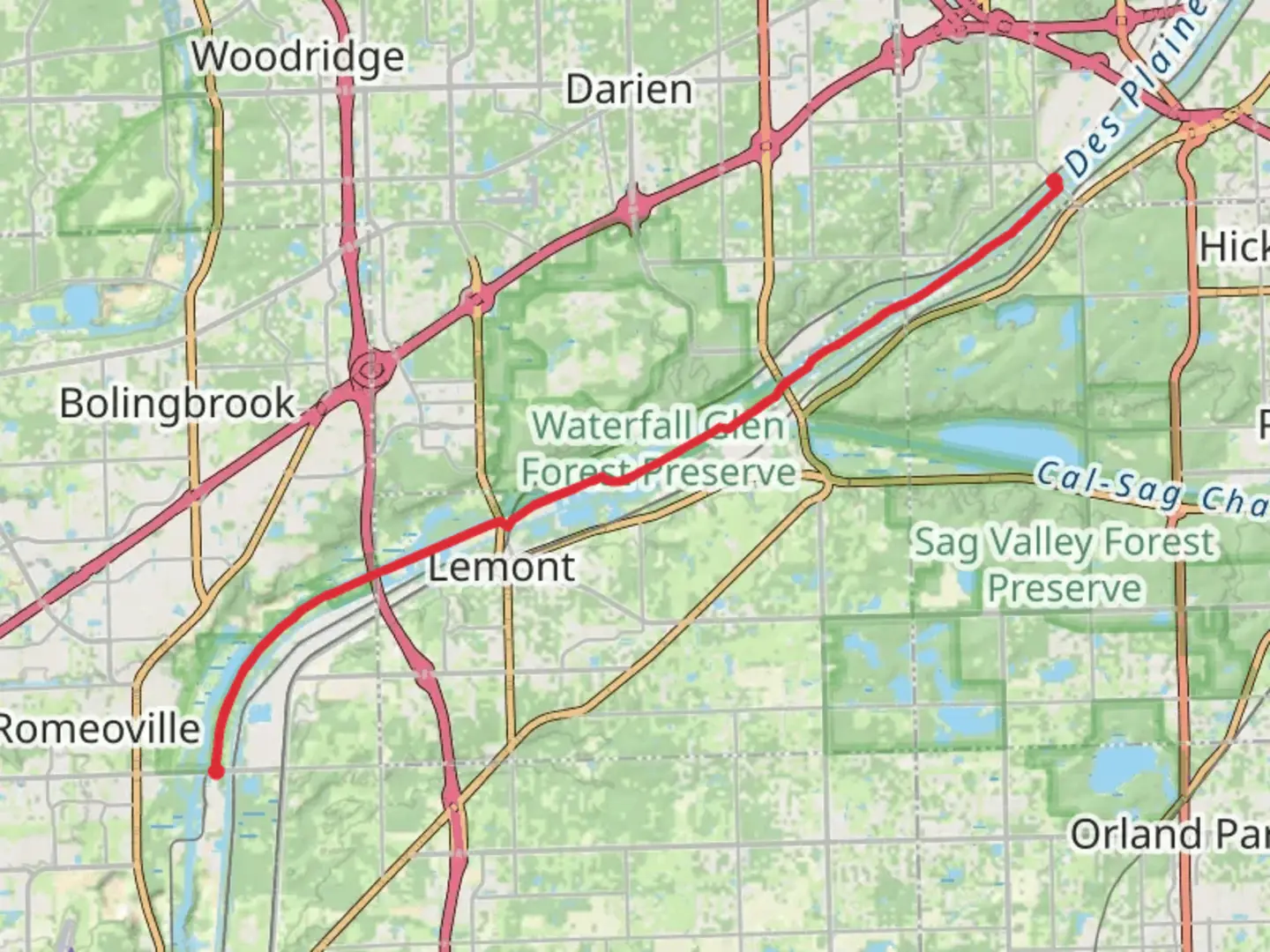 An image depicting the trail Centennial Trail and its surrounding area.