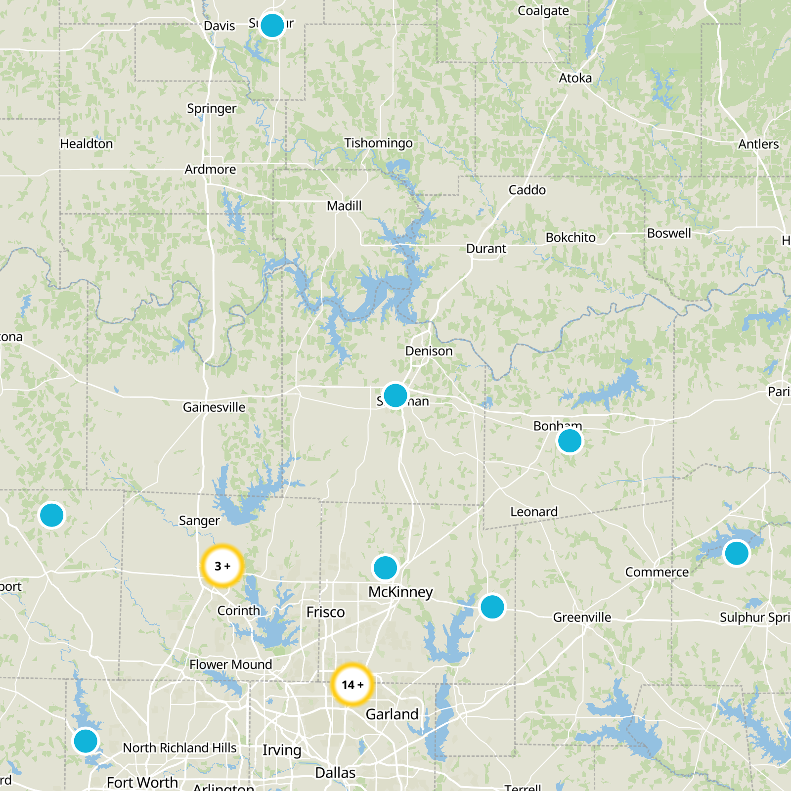 Grayson County Static Map