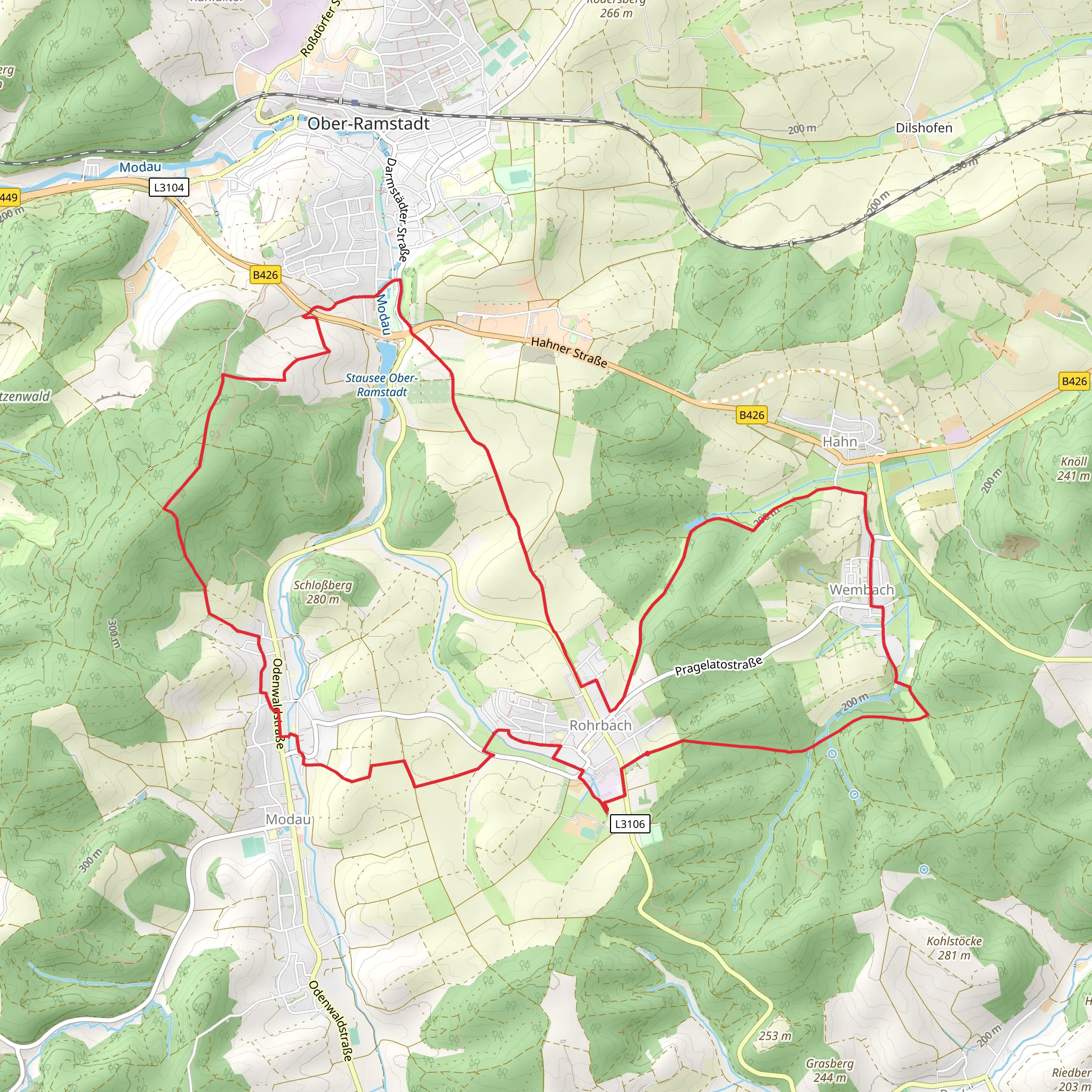 Rohrbach Loop mobile static map