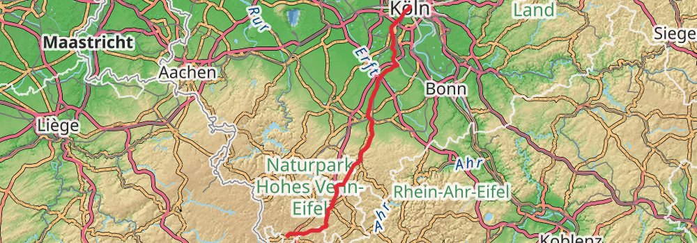 Camino Flensburg-Perl via Bremen stage 7 Map