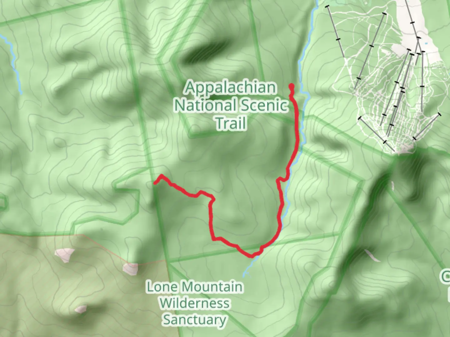 An image depicting the trail Mount Redington Trail and its surrounding area.