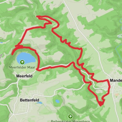 Manderscheid and Meerfelder Maar Loop mobile static map