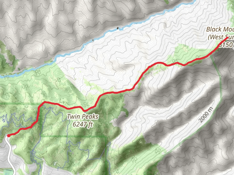 Little Black Mountain via Black Mountain Trail