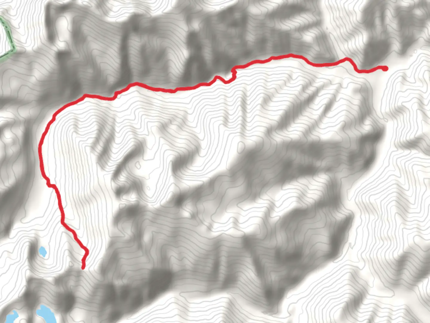 An image depicting the trail Straight Creek Trail and its surrounding area.