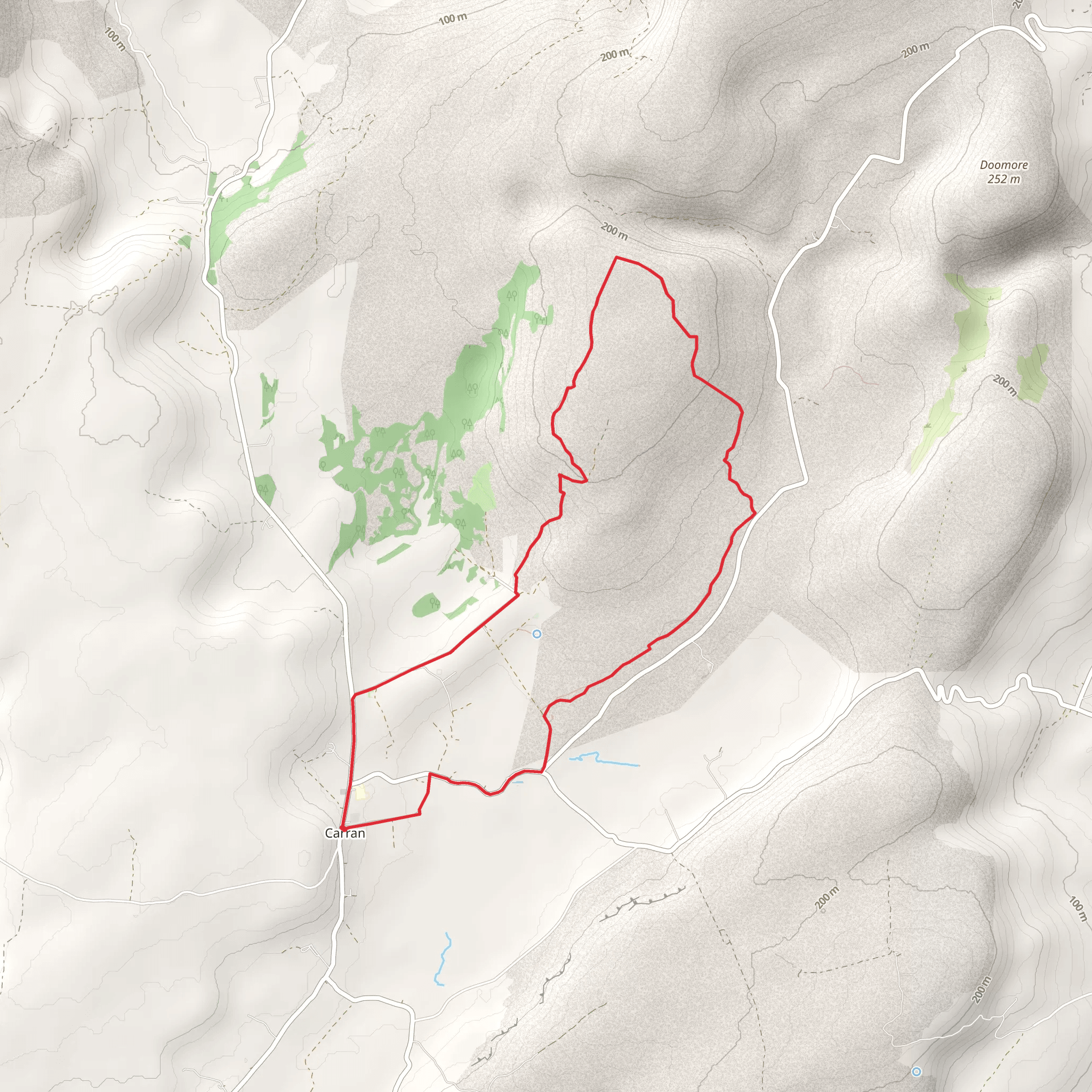 Carran Loop mobile static map