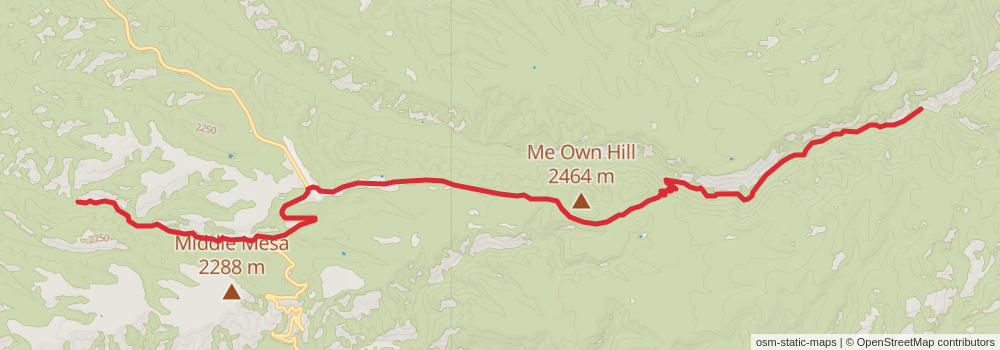 Grand Enchantment Trail stage 40 Map