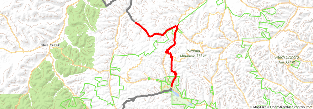 American Discovery Trail South Route stage 73 Map