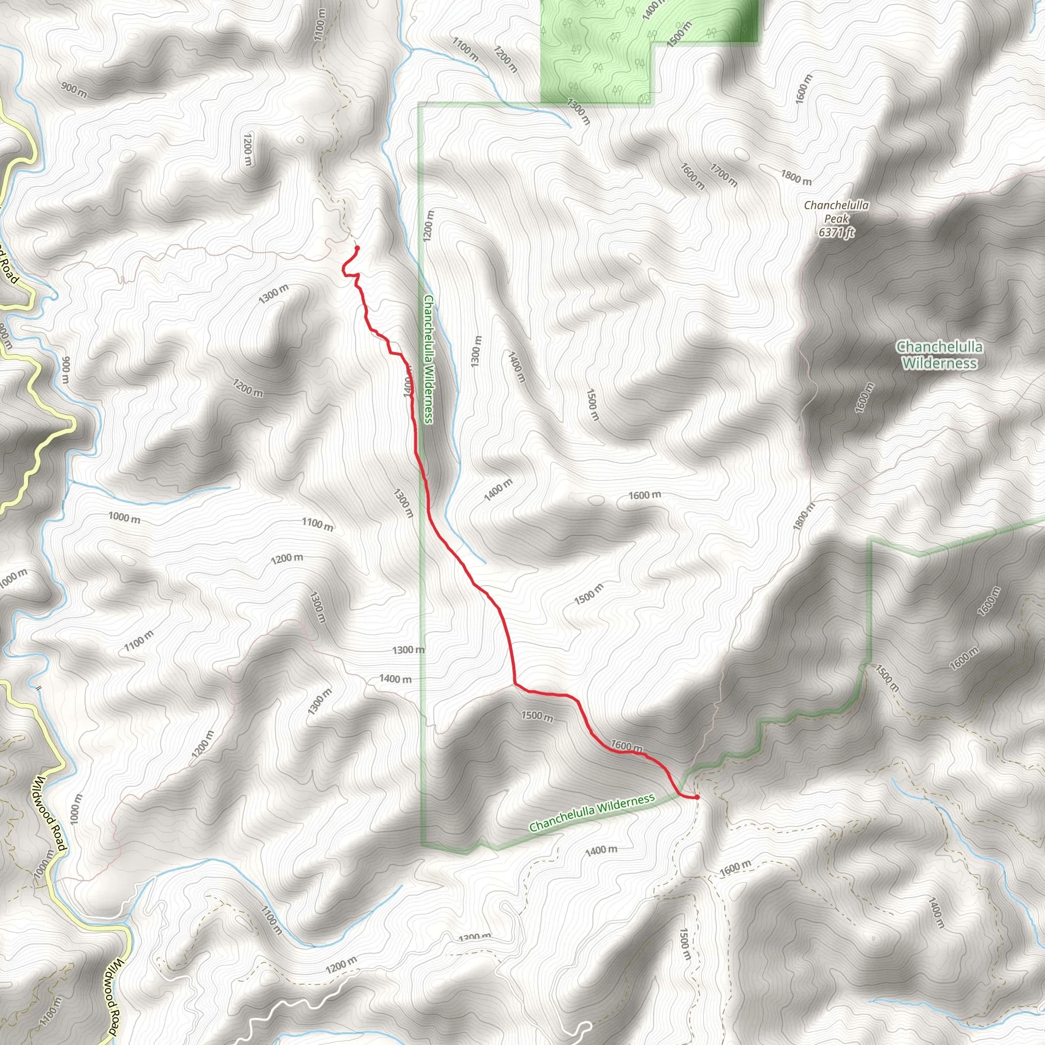 Potato Creek Trail mobile static map