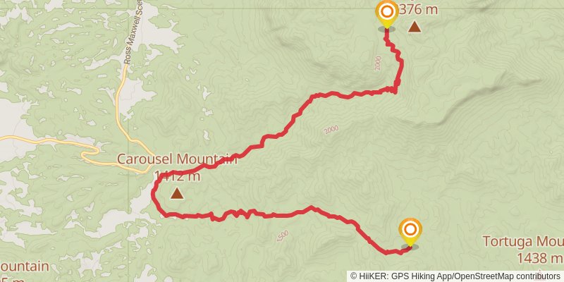 Outer Mountain Loop stage 3 Map