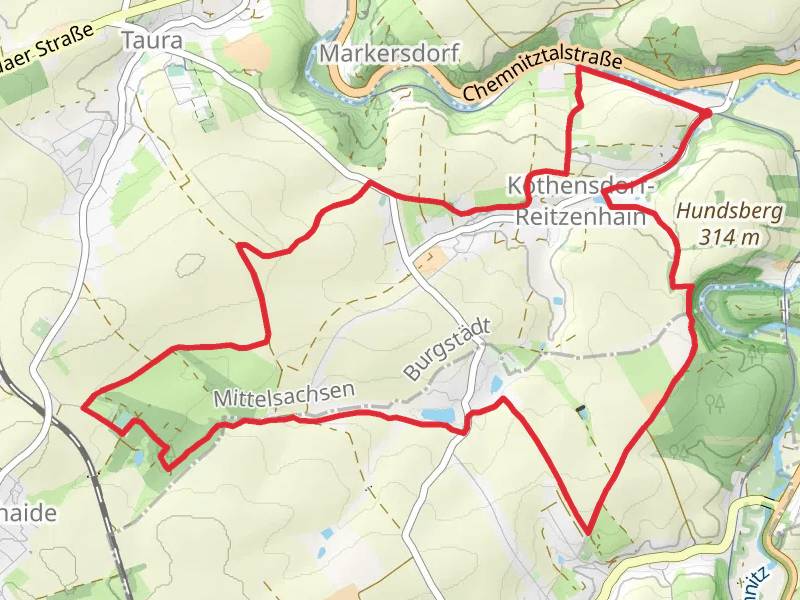 Köthensdorf-Reitzenhain and Herrenhaide Loop