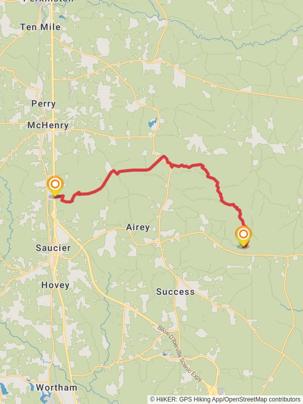 Tuxachanie Trail Point to Point