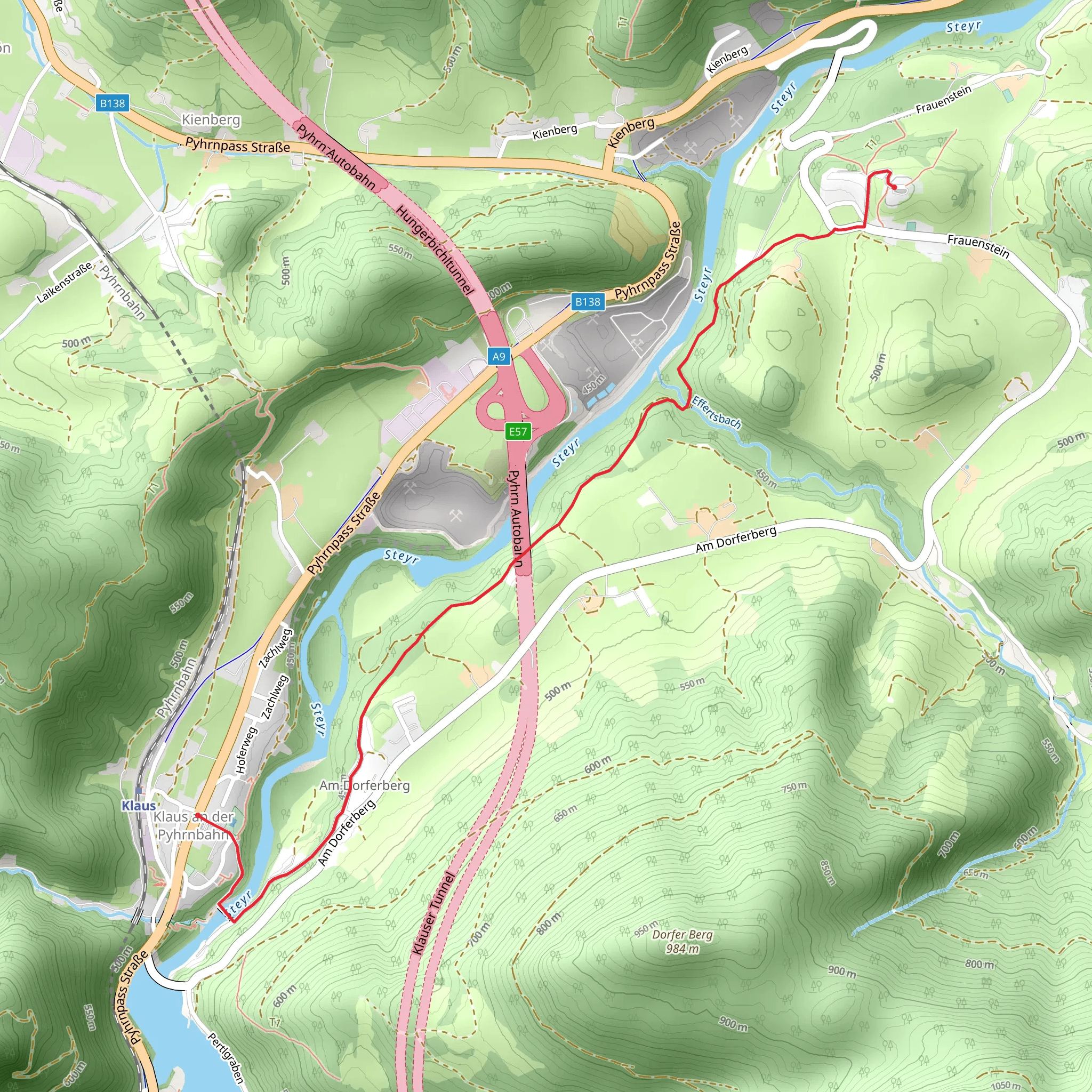 Klaus - Frauenstein mobile static map