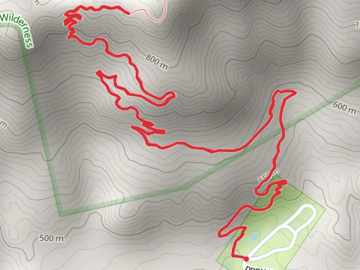 An image depicting the trail Stone Mountain Trail and its surrounding area.