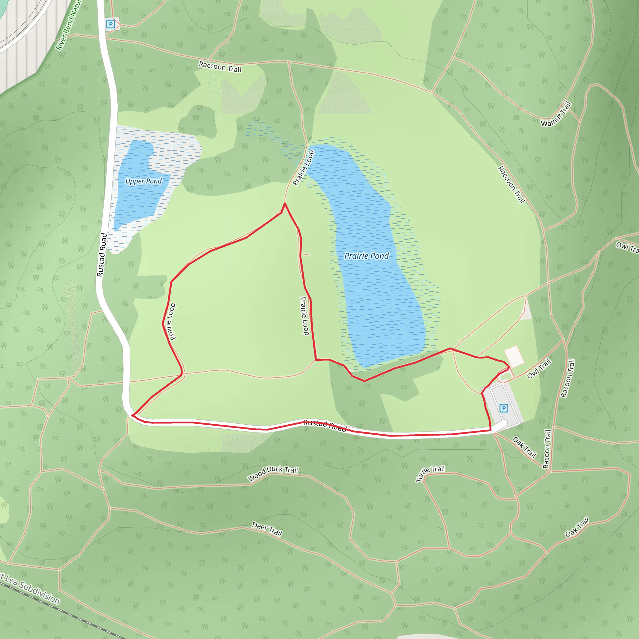 Rustad Road Loop mobile static map