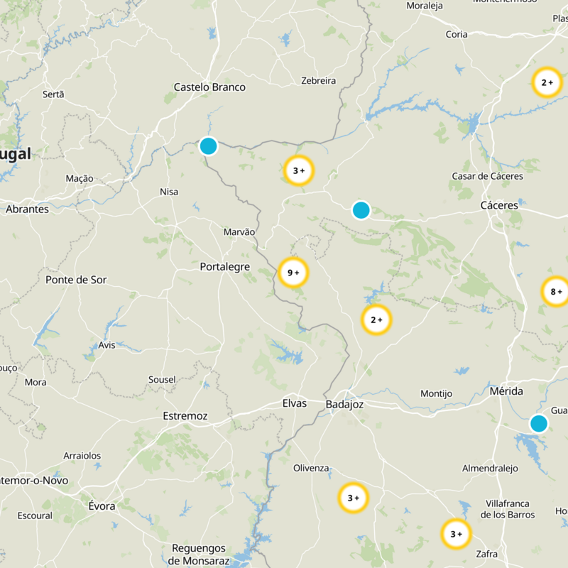 Tierra de Badajoz Static Map