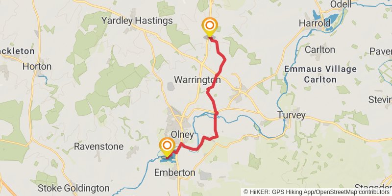 Buckinghamshire Way stage 8 Map