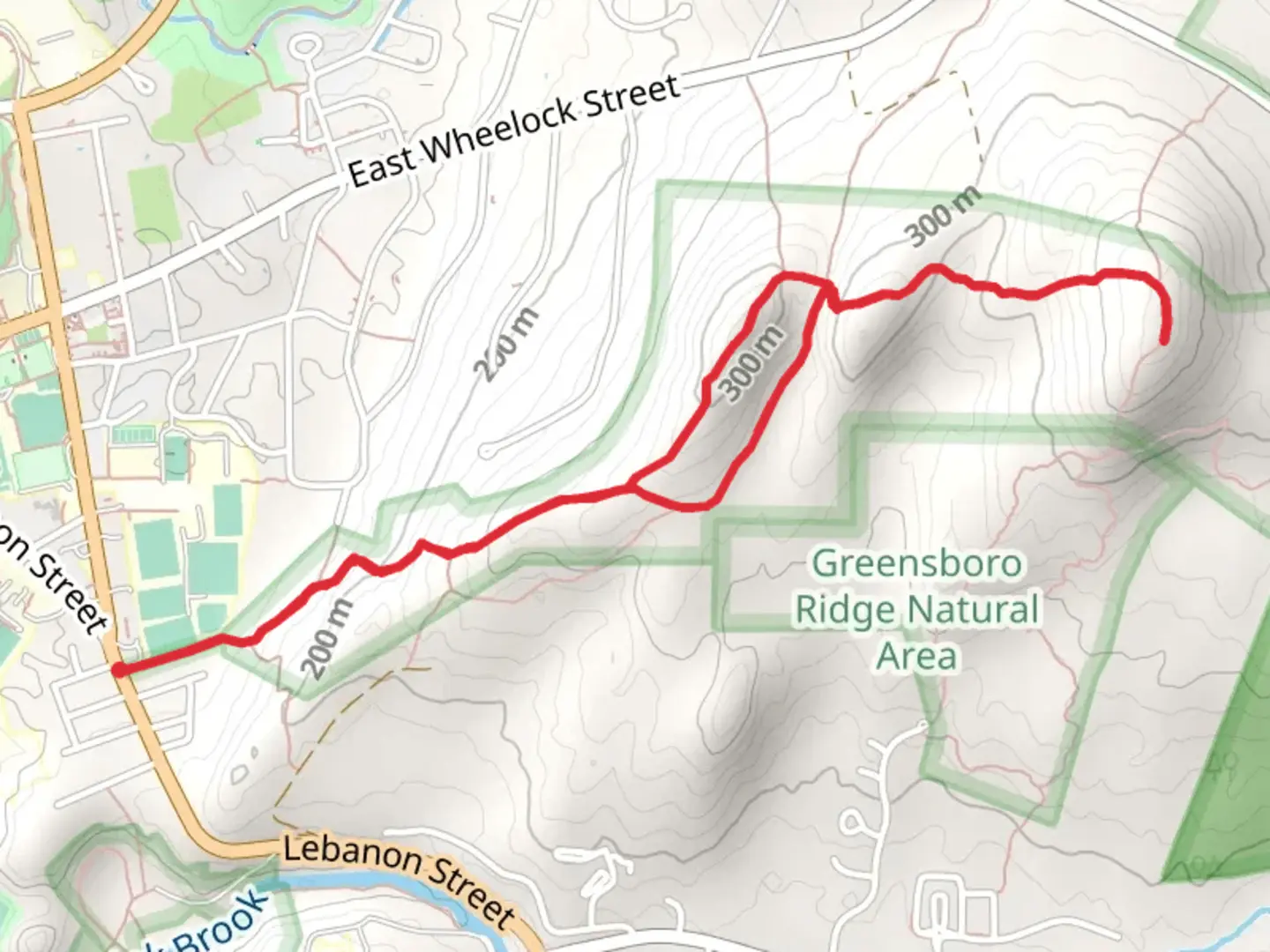 An image depicting the trail Velvet Rocks Trail via Appalachian Trail and its surrounding area.