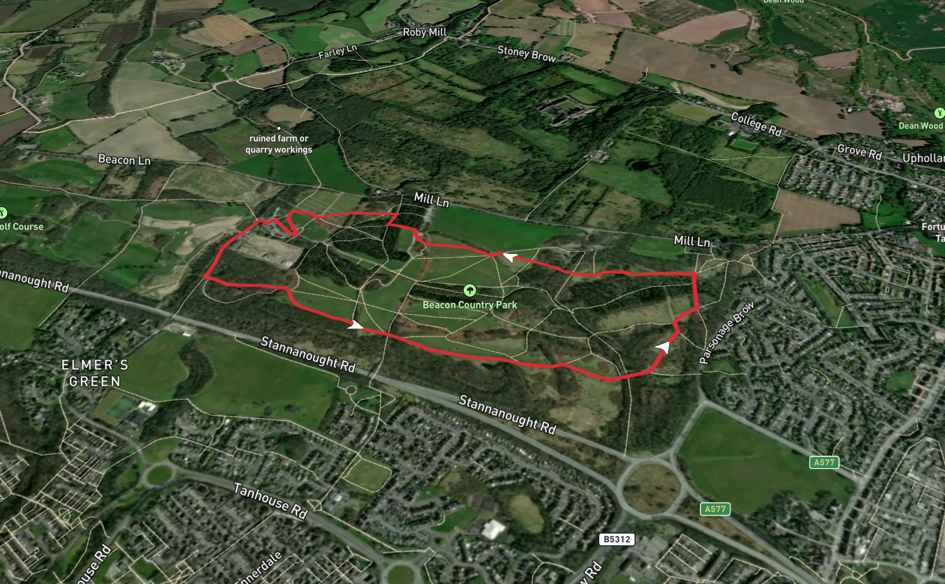 Beacon Country Park Loop