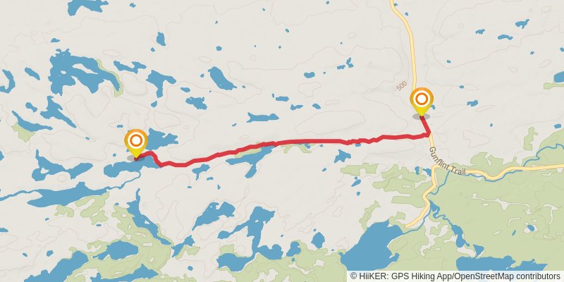 North Country Trail - Minnesota stage 39 Map