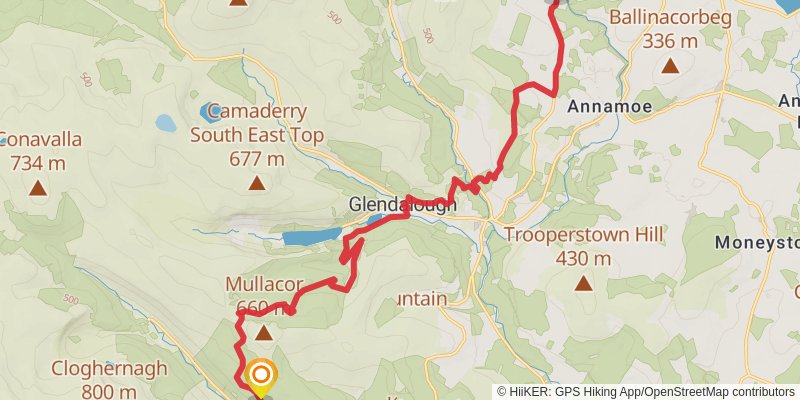Sandymount to Portmagee stage 4 Map