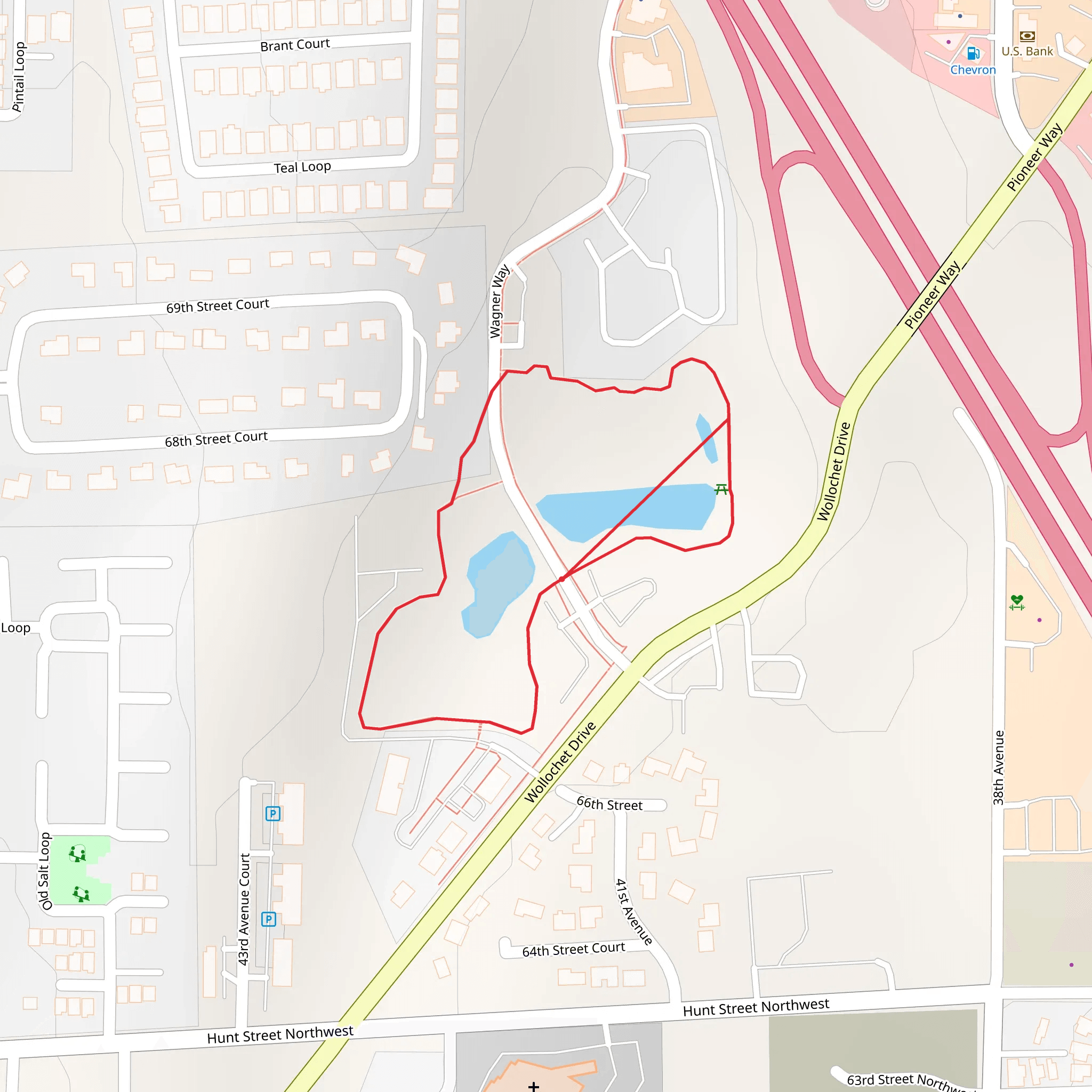 Adam Tallman Nature Park Trail mobile static map