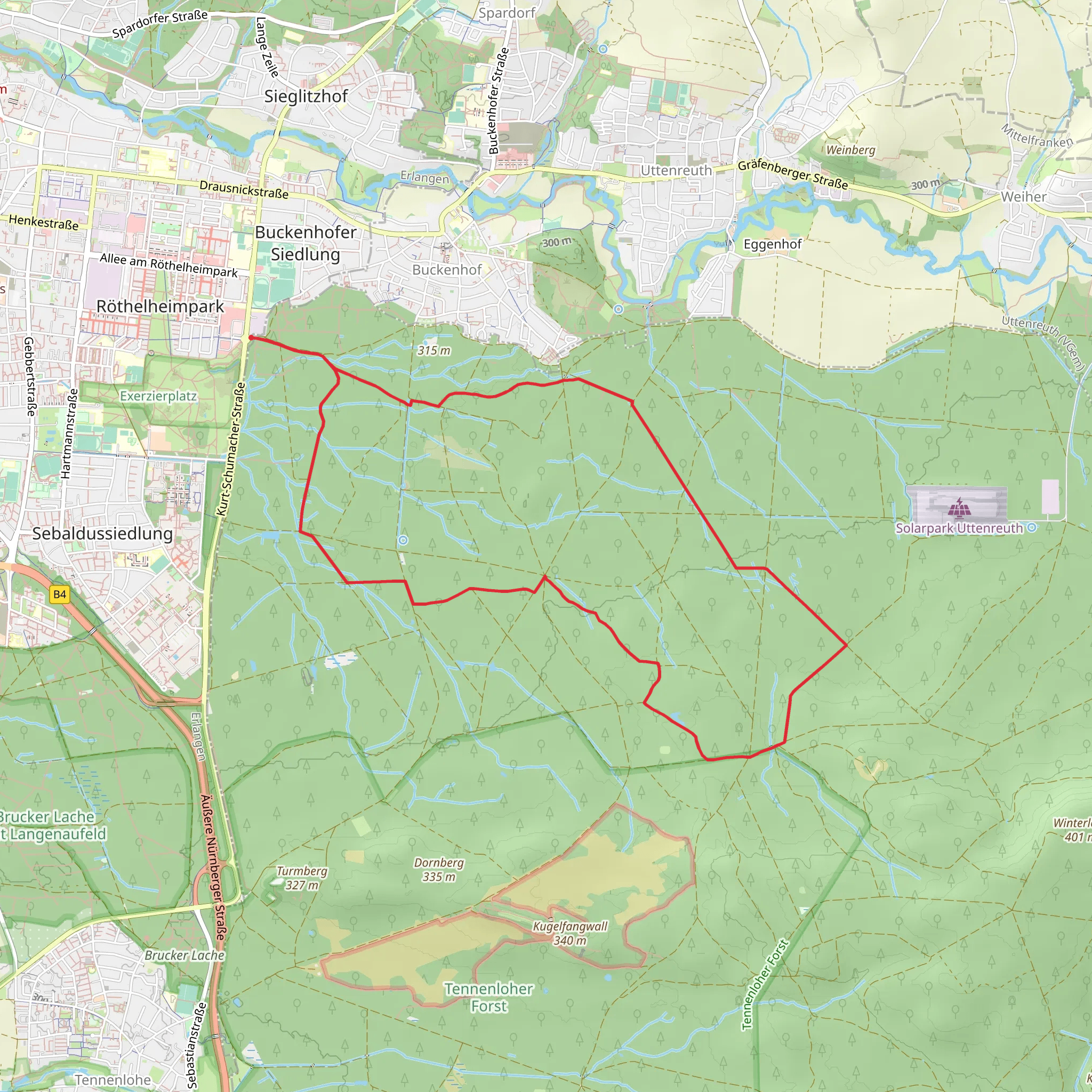 Zigeunereck Trail mobile static map