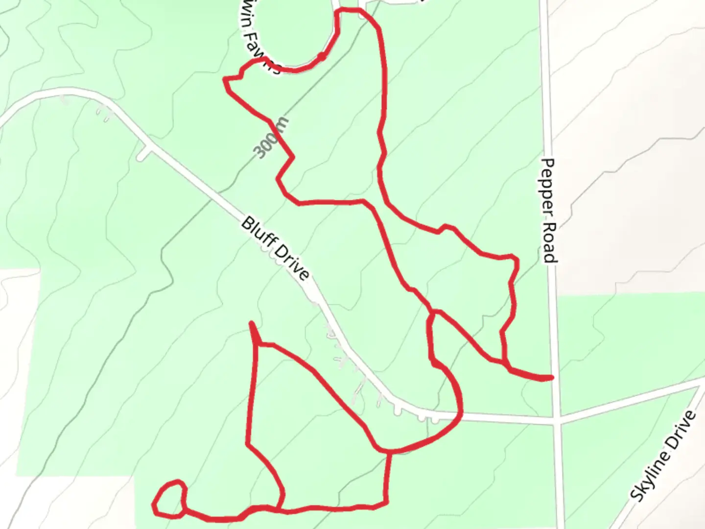 An image depicting the trail Keuka Lake State Park Loop - Twin Fawns and its surrounding area.