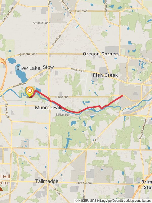 Walk along Cuyahoga River