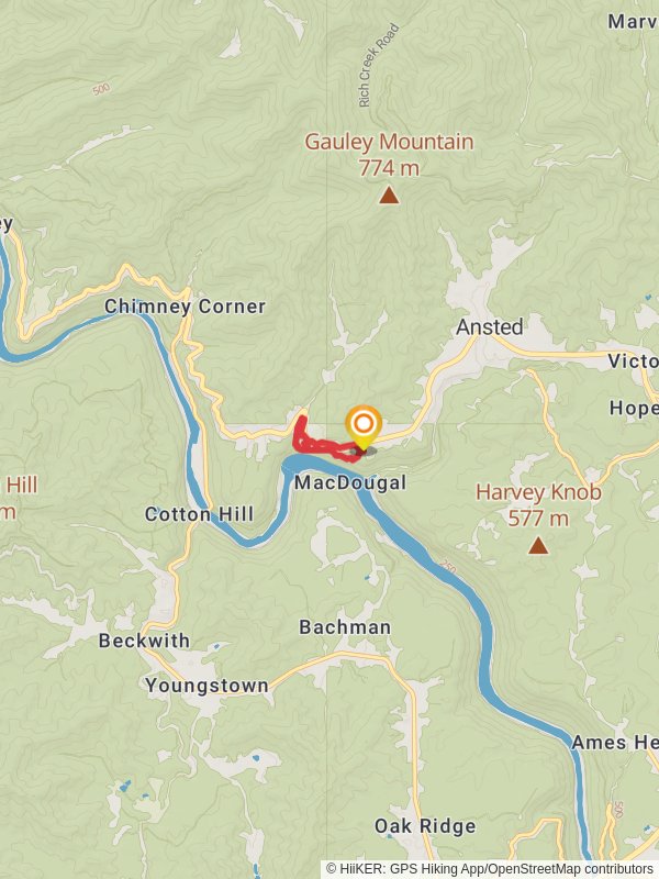 Cliffside Trail and Midland Trail Loop