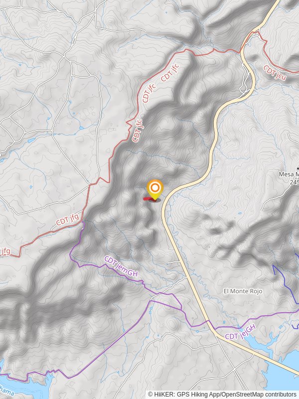 Echo Amphitheater Trail mobile static map