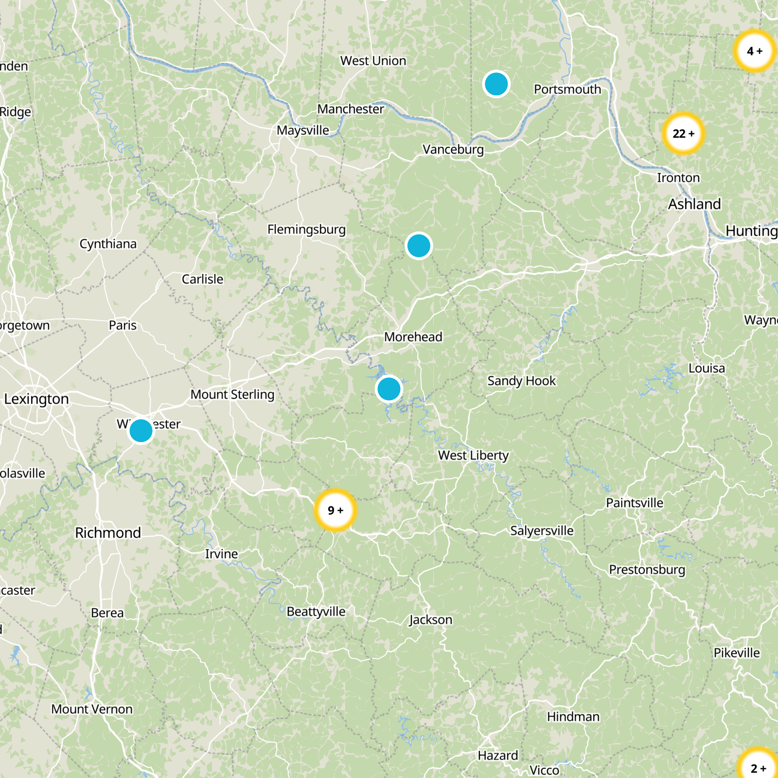 Bath County Static Map