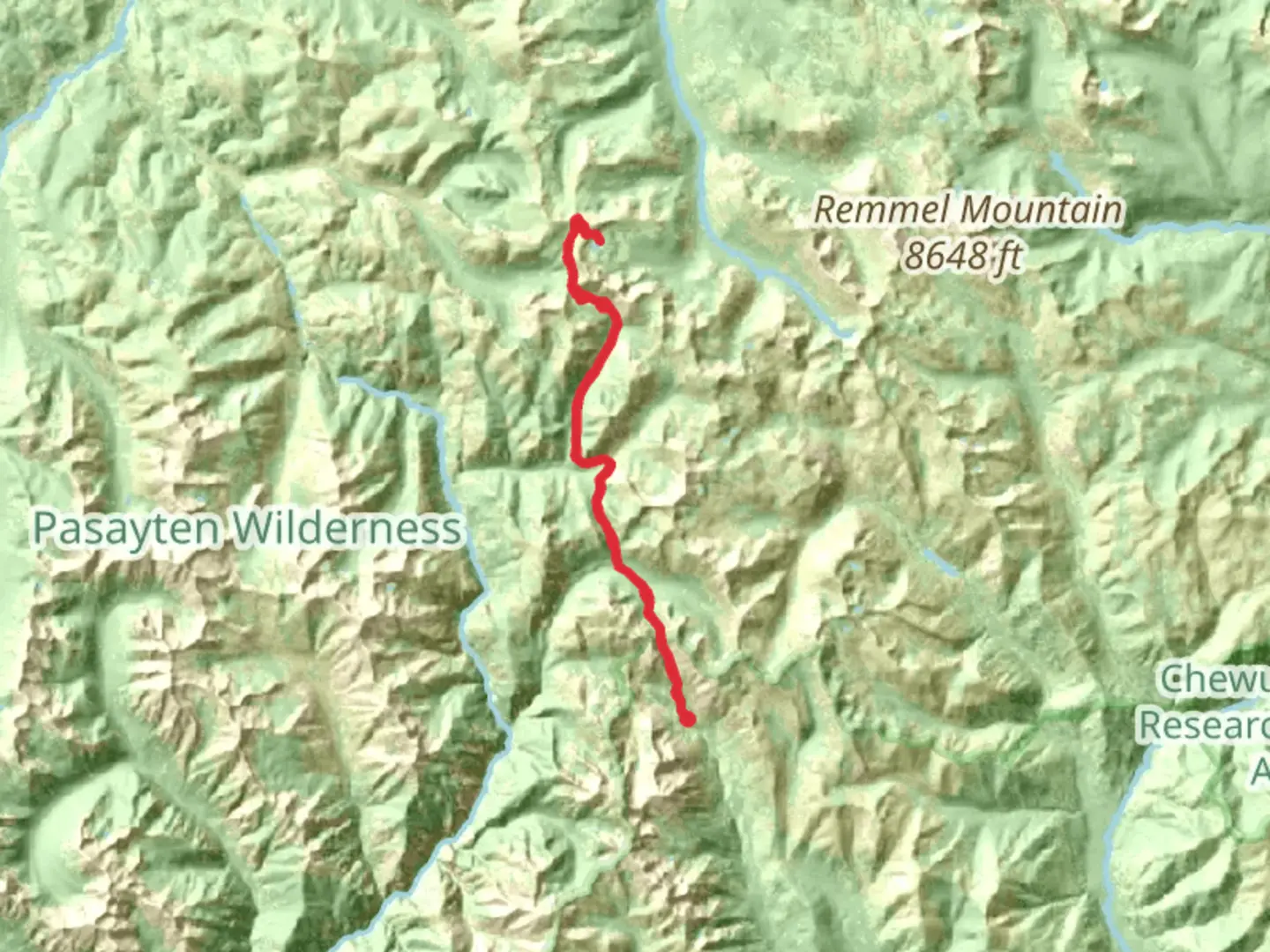 An image depicting the trail Corral Lake ana Billy Goat via Latch Creek Billy Goat Pass Trail and its surrounding area.