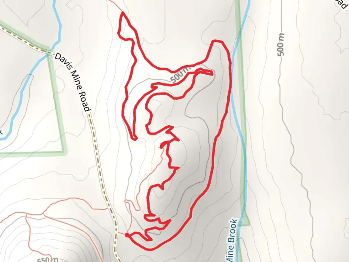 An image depicting the trail Dead Moose Trail and its surrounding area.