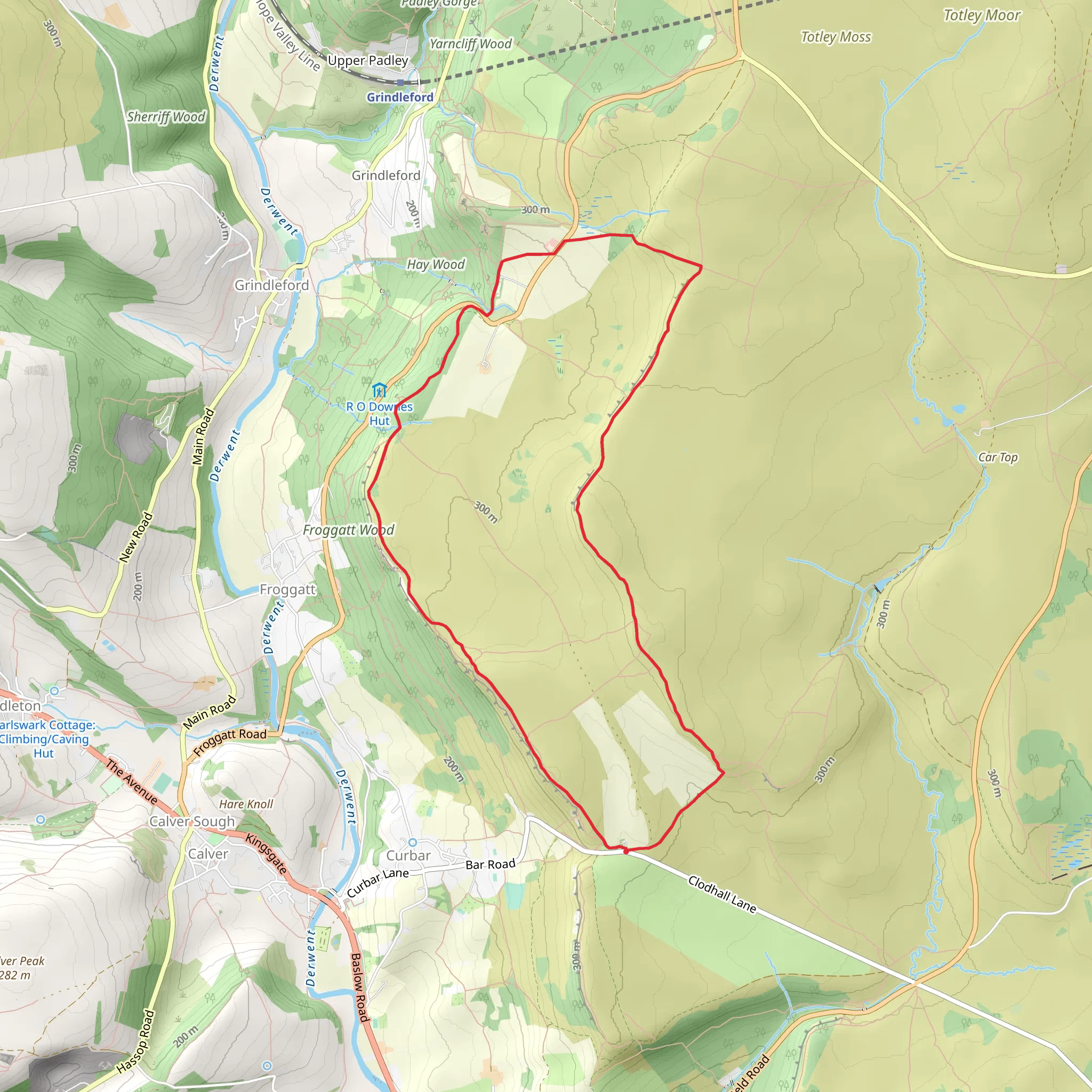 Red Deer and Edges Walk mobile static map