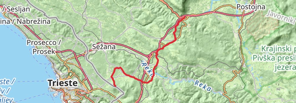 Via Alpina - Red Trail stage 3 Map