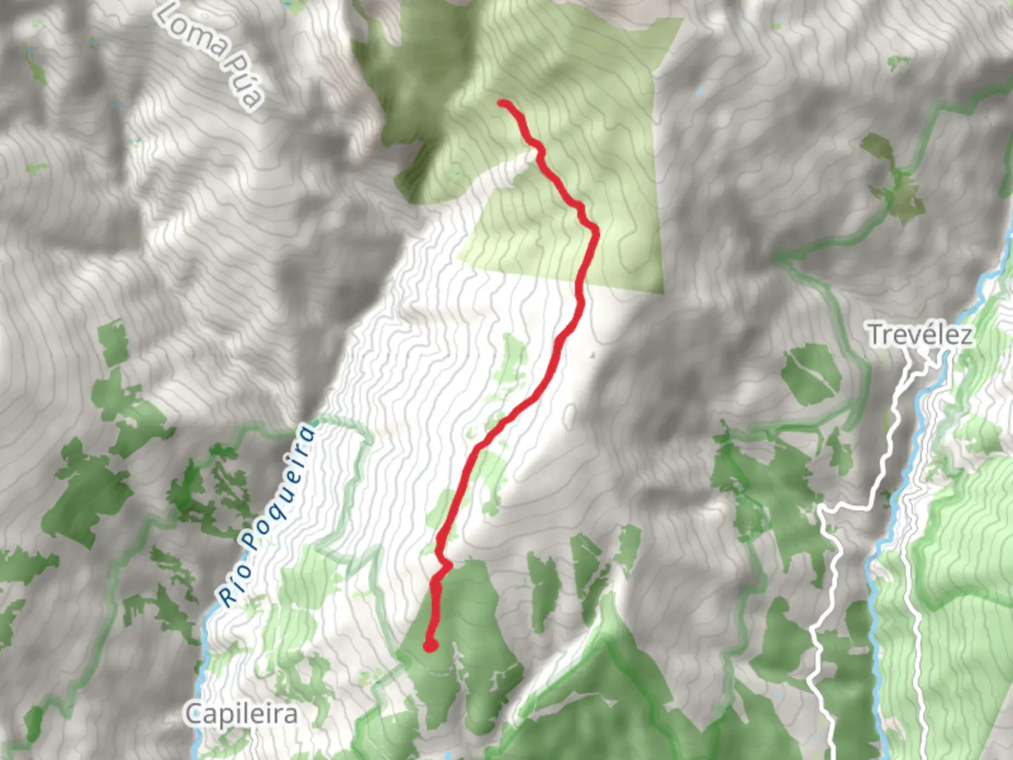 An image depicting the trail Hoya del Portillo - Refugio del Poqueira PR A 26 and its surrounding area.