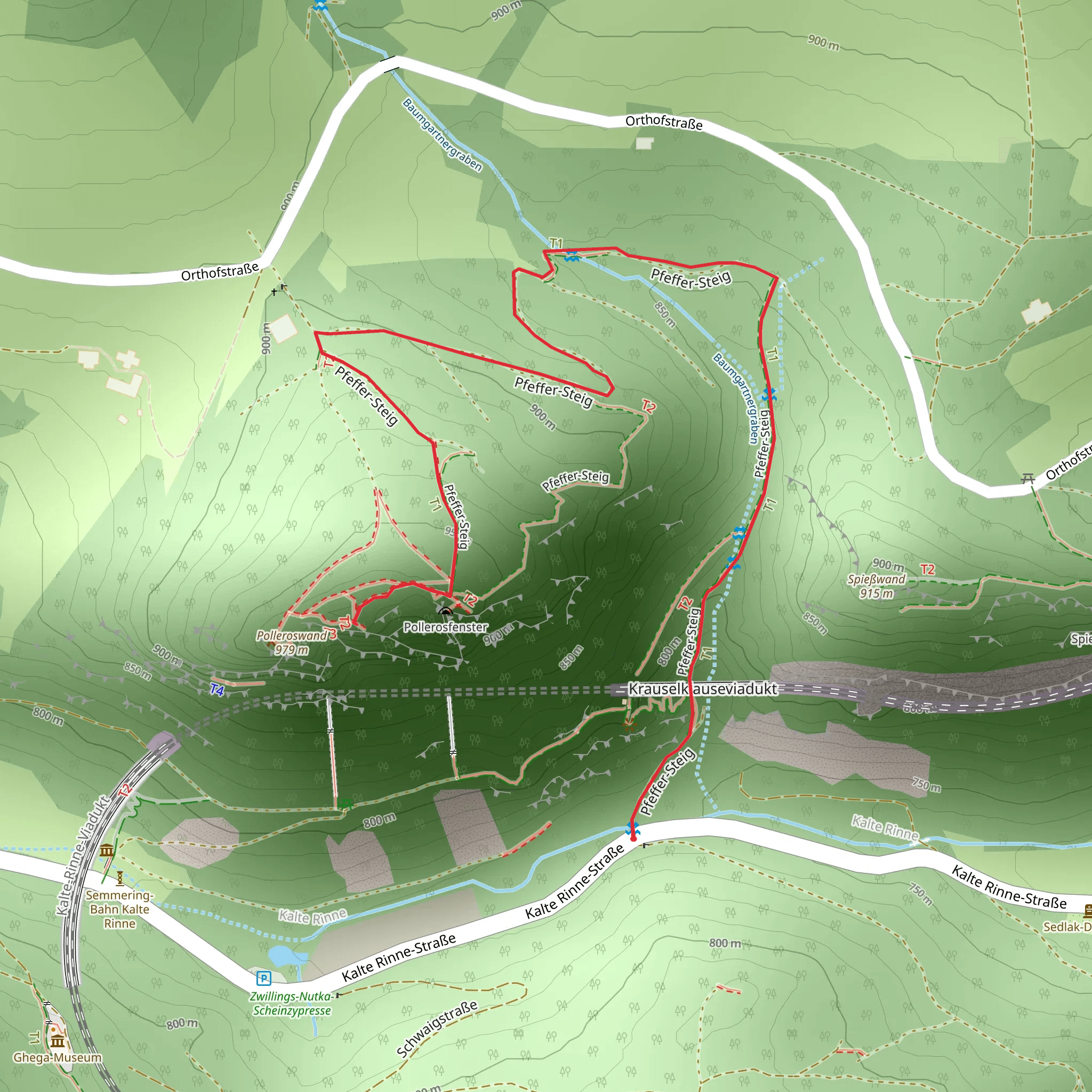 BergZeitReise - Tagestourentipp am Bahnwanderweg mobile static map