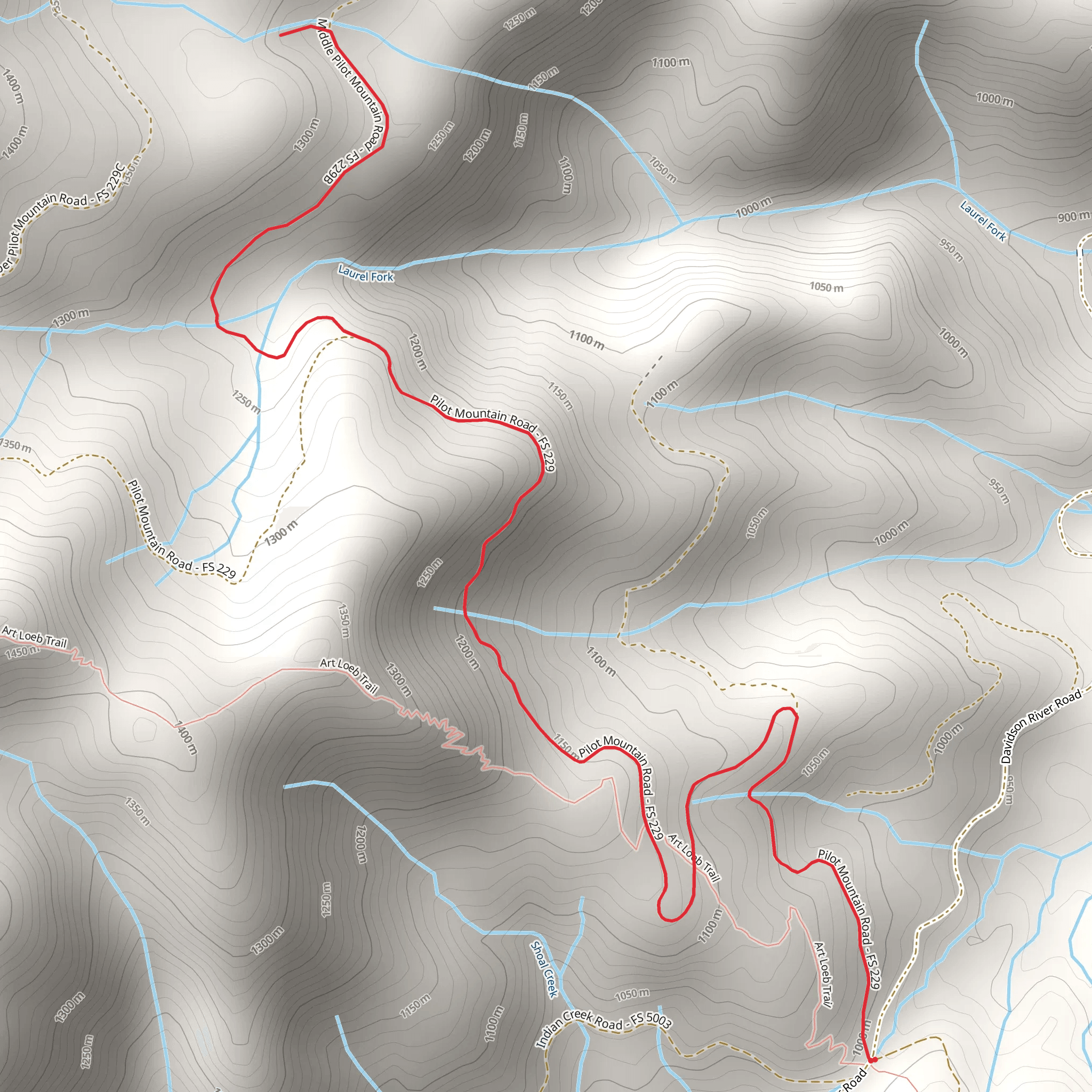 Gloucester Gap Out and Back mobile static map