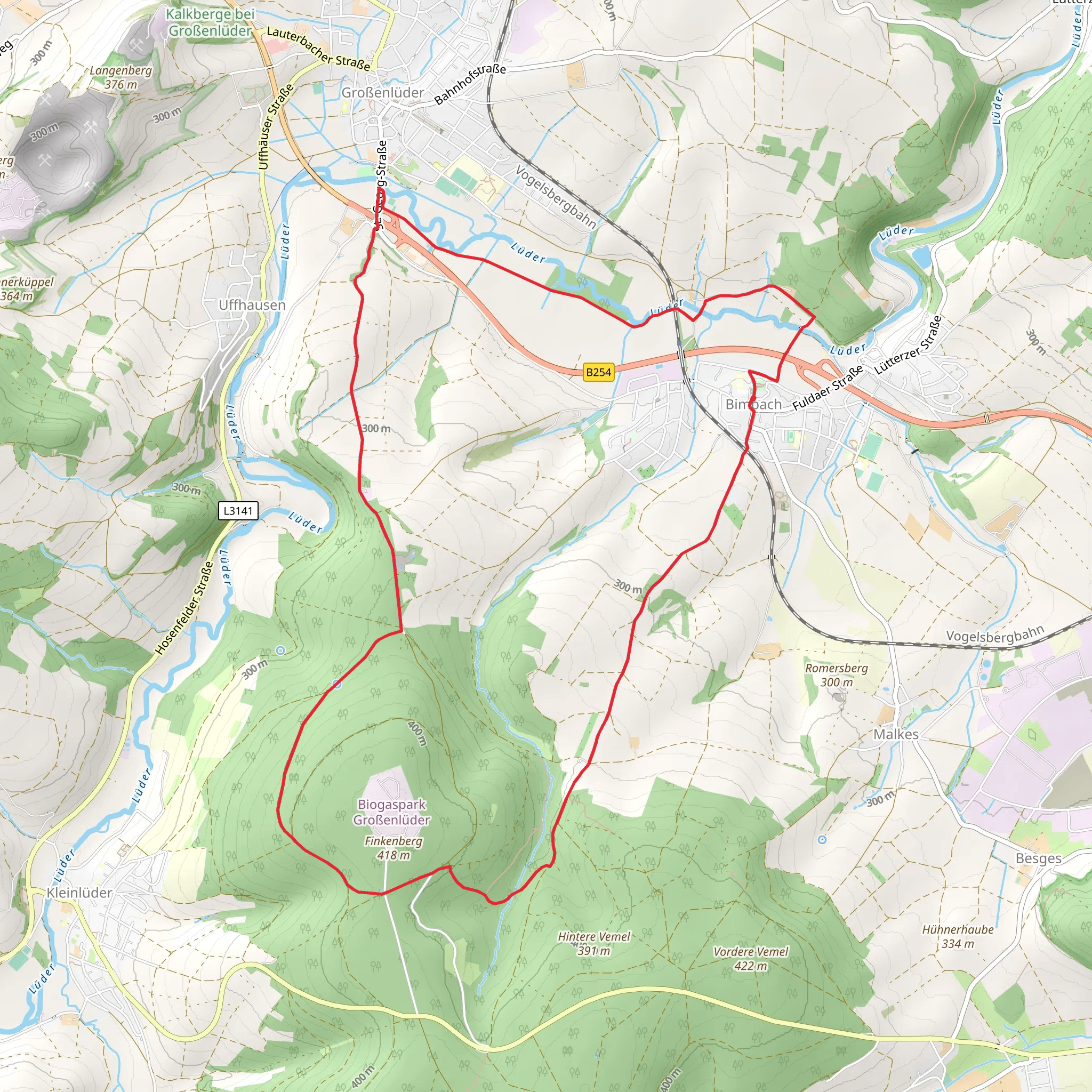 Bimbach Loop mobile static map
