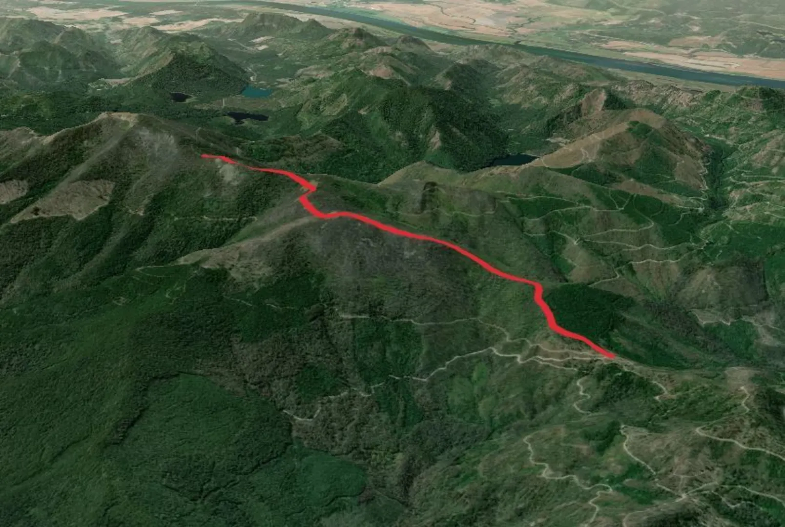 An image depicting the trail South Baldy Trail and its surrounding area.