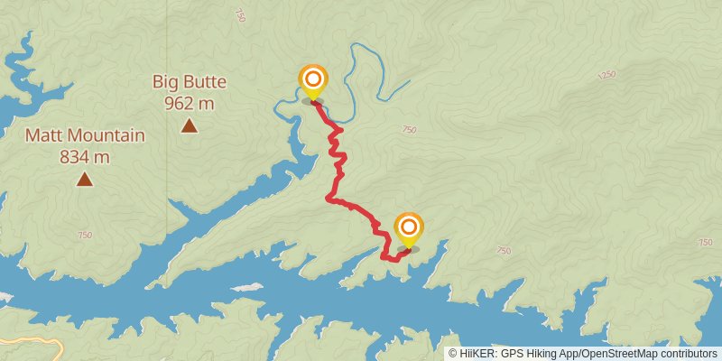 Lakeshore Midwest, Lakeshore West Trail via BMT stage 3 Map