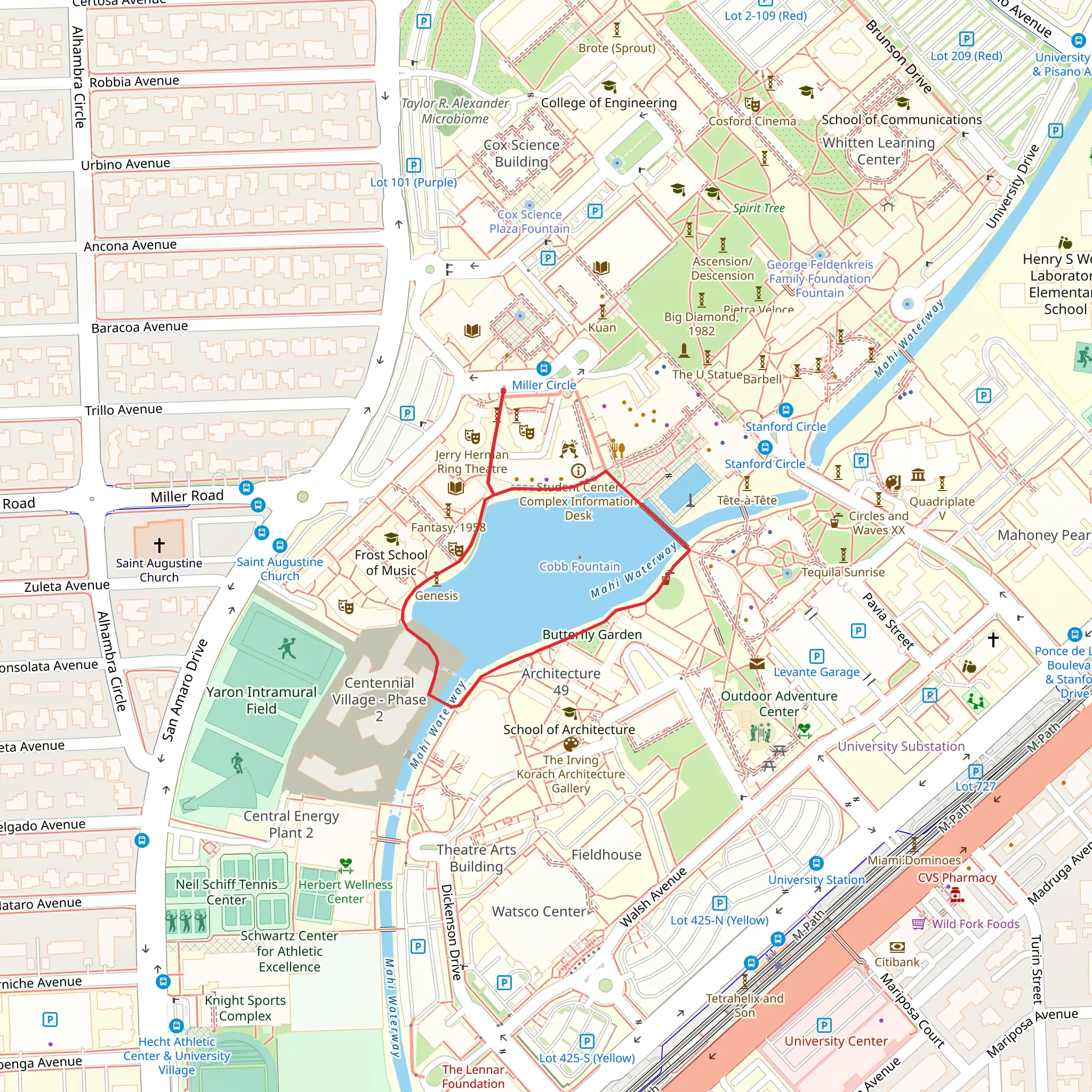 Lake Osceola Loop mobile static map
