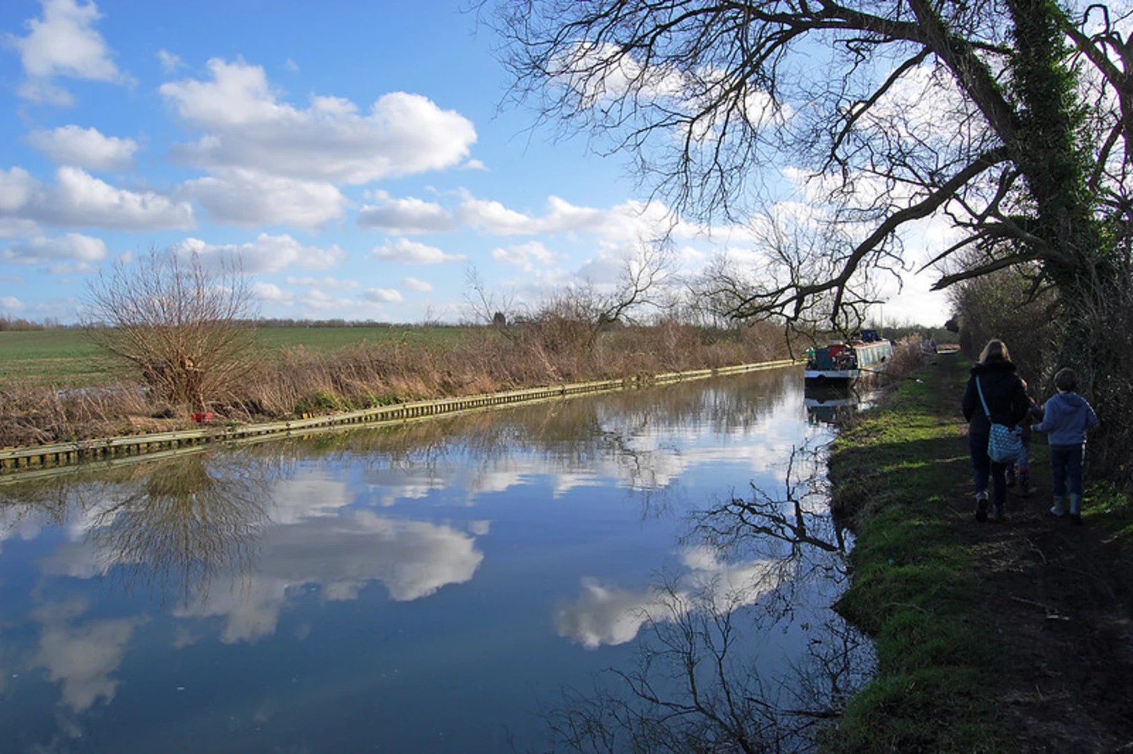 An image depicting the trail Thrupp Cummunity Woodland via Kidlington Circular Walk and its surrounding area.