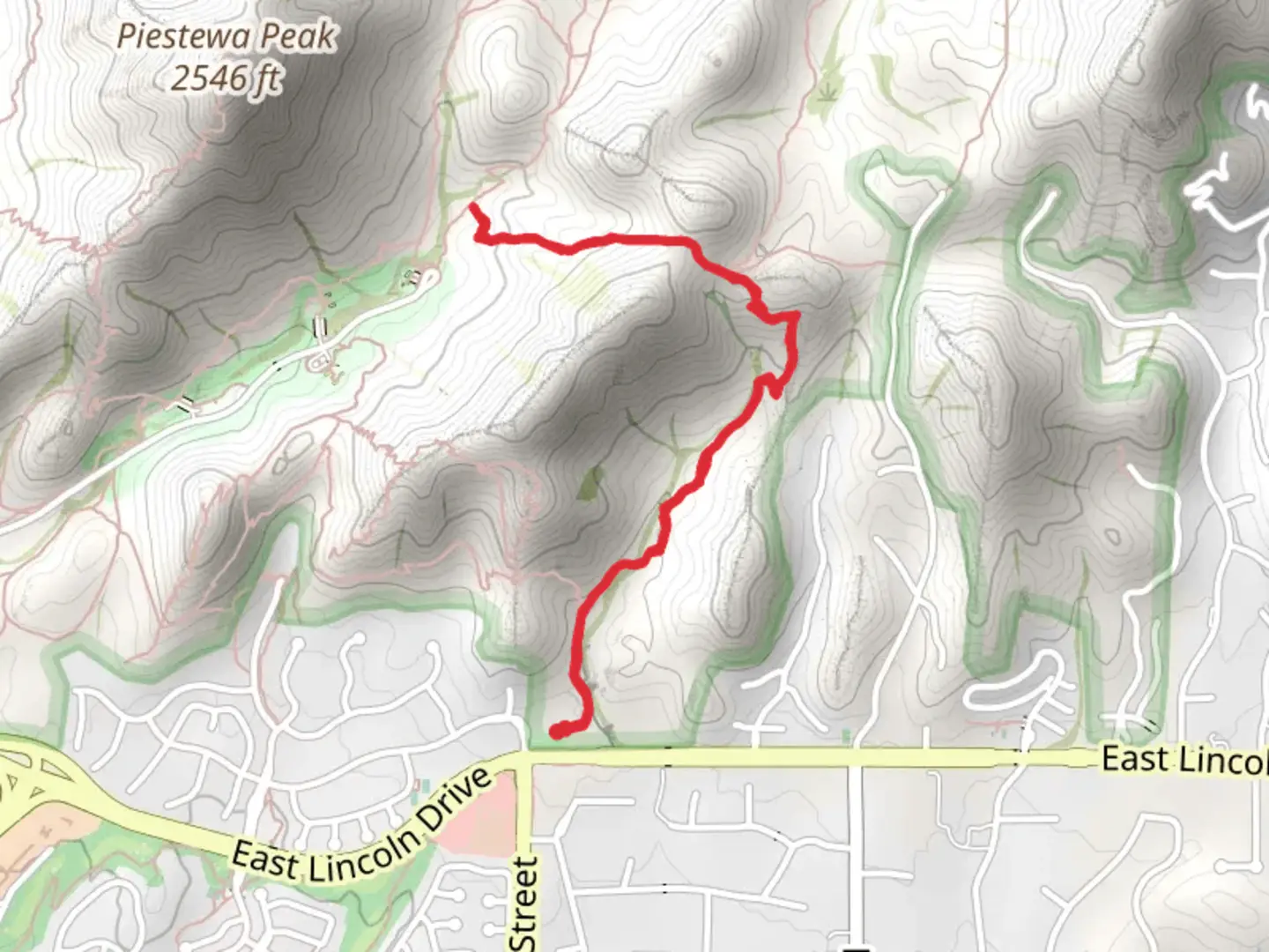 An image depicting the trail Ruth Hamilton and Quartz Ridge Trail and its surrounding area.