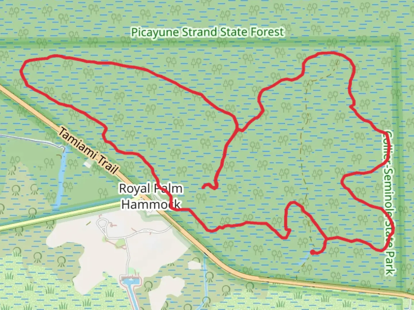 An image depicting the trail Adventure Loop Trail and its surrounding area.