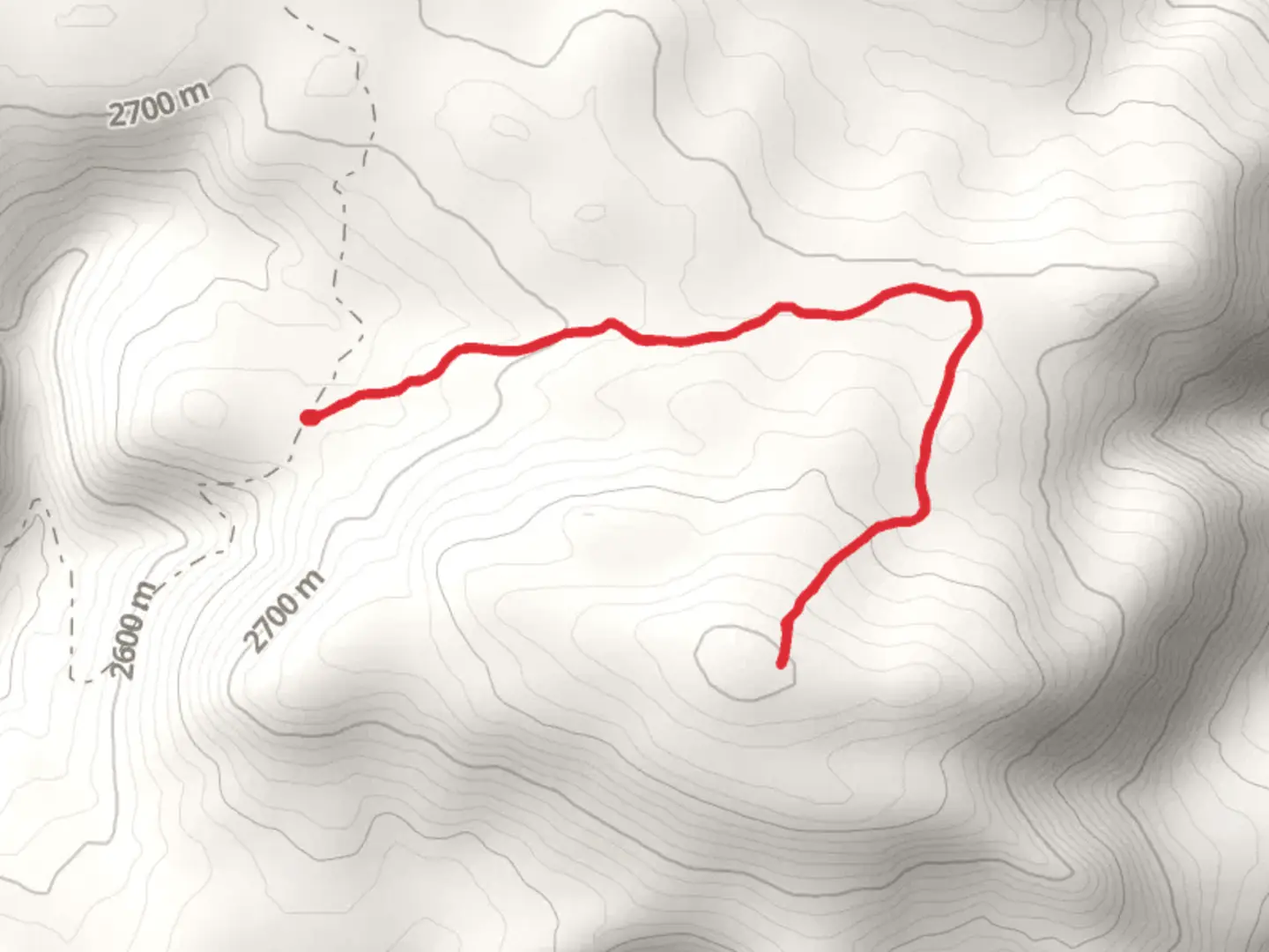 An image depicting the trail Log Spring Trail and its surrounding area.