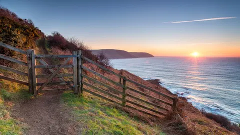 An image depicting the trail South West Coast Path and its surrounding area.