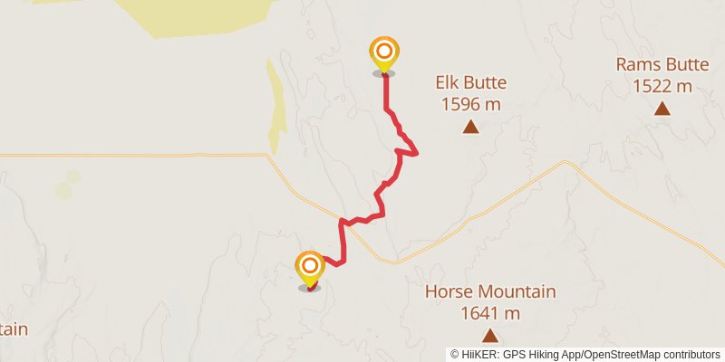 Ultra Pedestrian North Loop stage 128 Map